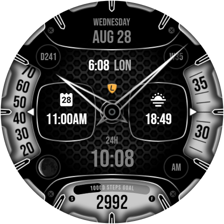 Analog Watch Face 034