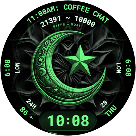 Islamic Watch Face 124