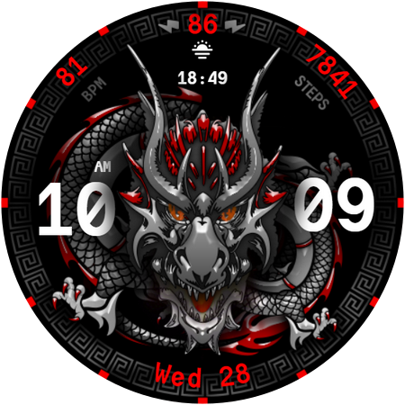 Dragon Watch Face 007