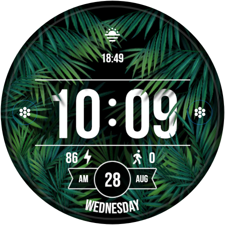 Go Green Watch Face 017