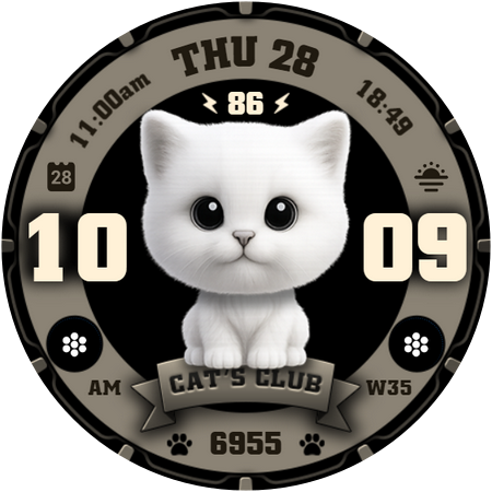Cat's Watch Face 021