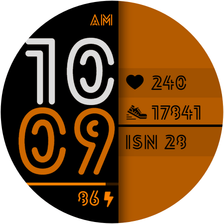 Minimal Watch Face 022