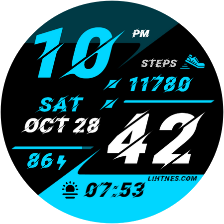 Sporty Watch Face 024