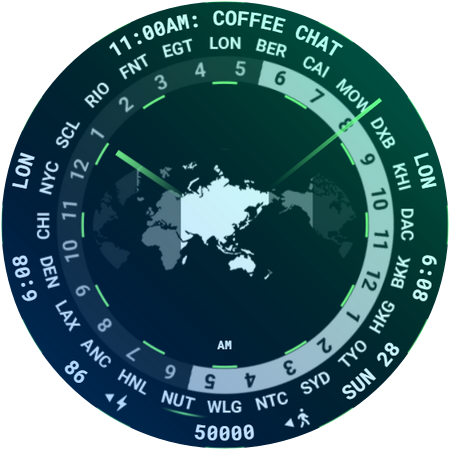 Worldtime Watch Face 039