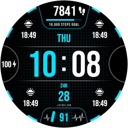 Health Watch Face 044