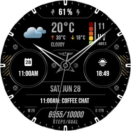 Weather Watch Face 074