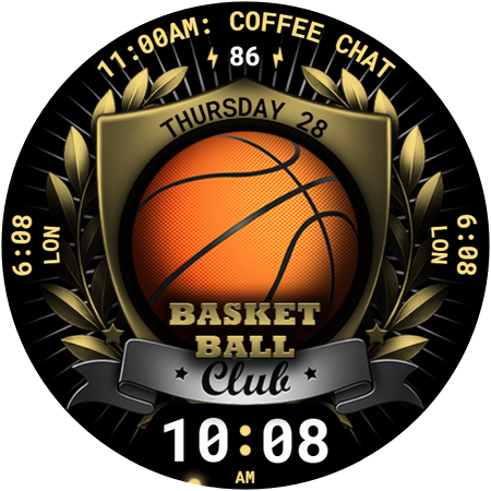 Sports Club Watch Face 086