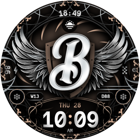 Alphabet Watch Face 096