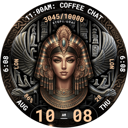 Egyptian Watch Face 105
