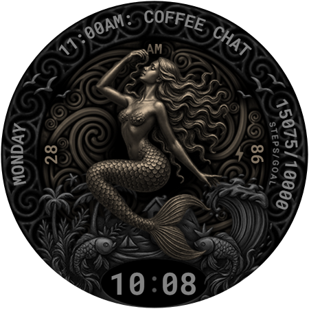 Mermaid Watch Face 110