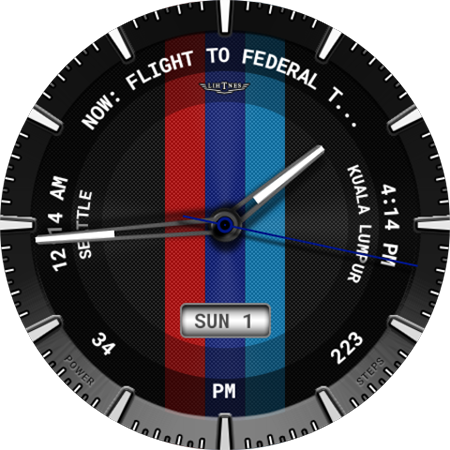 Sporty Stripe Watch Face 145
