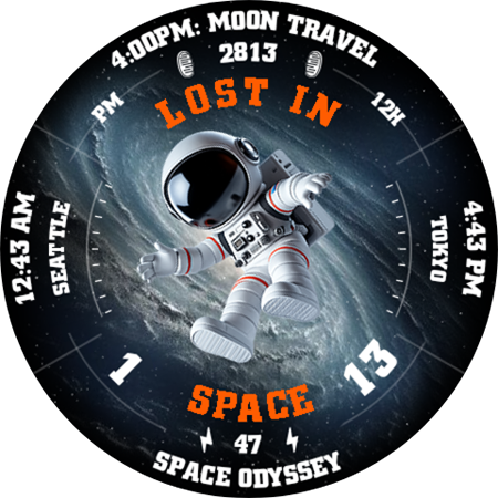 Space Watch Face 153