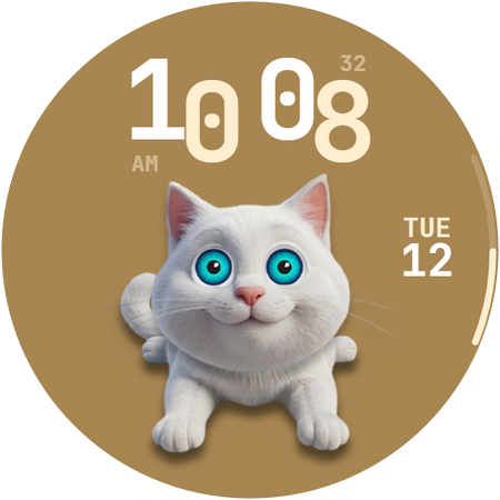 Cat Watch Face 050