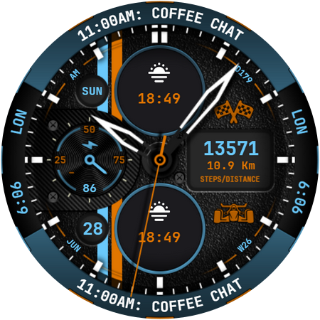 Racer Watch Face 168